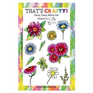 That's Crafty! A5 Clear Stamp Set - Daisy, Daisy