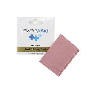 Jewellery Aid Polishing Cloth for Gold, 5x7inches
