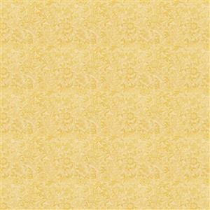 Tim Holtz Eclectic Elements Palette Digital Collection Tiny Print Yellow Fabric 0.5m