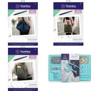 Threaders  Eyelet Tool Kit Collection and Template with Two FREE Bag Making Templates