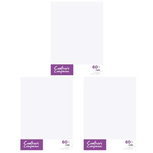 Crafter's Companion Multi-Purpose Card Collection - 3 Pack - 180 Sheets Total