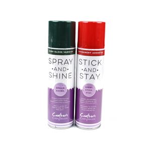 Crafter's Companion Spray & Shine & Stick & Stay Bundle, Usual £15.98
