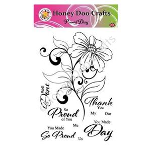 Honey Doo Crafts Proud Day A6 Stamp Set