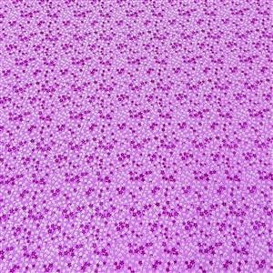 House of Alistair Ditsy Magenta Printed Cotton Poplin Fabric. Sold by the Metre