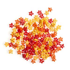 Yellow Mini Star Buttons 6mm (Pack of 5g)