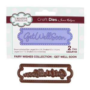 Creative Expressions Jamie Rodgers Fairy Wishes Get Well Soon Craft Die