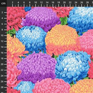 Philip Jacobs Temple Garden Chrysanthemum Bed Multi Fabric 0.5m