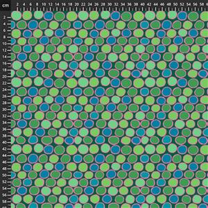 Kaffe Fassett Collective Penny-wise Green Fabric 0.5m