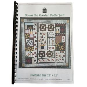 Totally Patched - Down the Garden Path Quilt - Full Pattern Booklet
