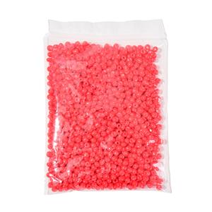 4mm Red Seed Beads, 100g Bag 