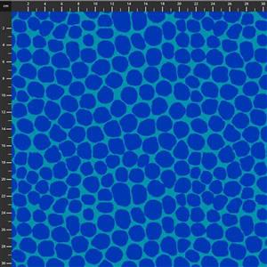 Kaffe Fassett Collective Flower Dot Blue Fabric 0.5m