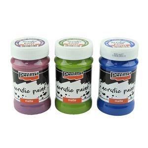 Pentart Matte Acrylic Paint Set 2 - Set of 3 - 100ml each