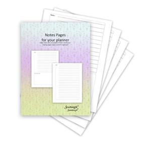 Sanntangle Planner Notes Pages