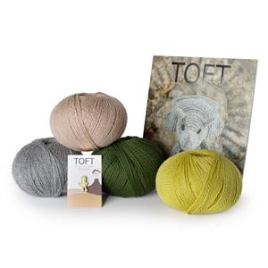 TOFT’s Crochet Dinosaur Making Bundle Includes 15 Patterns & 4 Balls of 100g Luxury Yarn