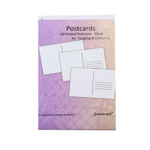 pack of 40 plain postcards