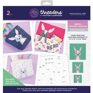 Threaders - Appliqué Template - Rabbit - 2PC
