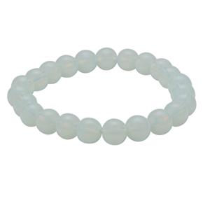  Opalite Smooth Round Approx 8mm, Stretchable Bracelet 17cm