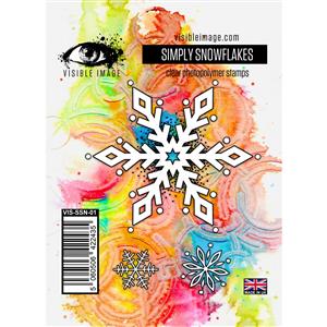 Visible Image Simply Snowflakes Stamp Set