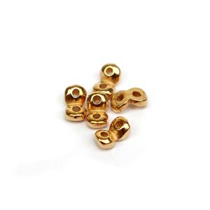 Cymbal Kaparia - SuperDuo Side Bead - Rose Gold Plated (5pk)
