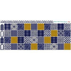 Amber Makes Sewing School Shibori Style Charm Squares Fabric Panel 140cm x 60cm 