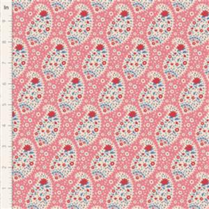Tilda Jubilee Collection Teardrop Pink Fabric 0.5m