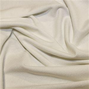 Ivory Bamboo Jersey Fabric 0.5m