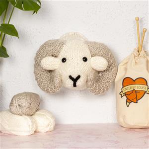 Sincerely Louise Giant Ram Head Knitting Kit 