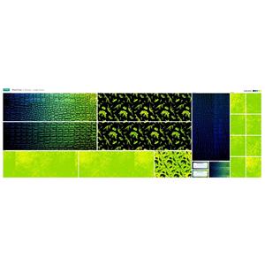 Greens Dino Pencil Case Fabric Panel (140 x 53cm)