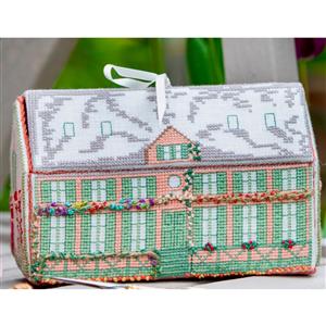 Cross Stitch Guild Monet's House Treasure Box and Stitchers Accessories 