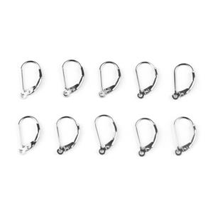 JM Essential 925 Sterling Silver Leverback Earrings Approx 16mm (5 Pairs)