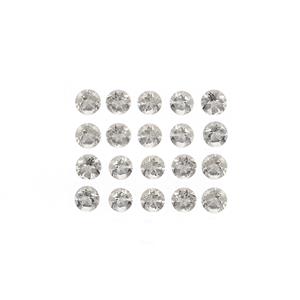2cts Serenite Brilliant Round Approx 3mm Loose Gemstones, (Pack of 20)