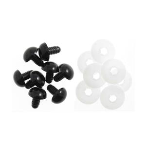 Safety Toy Eyes Black 9mm (pack of 10)