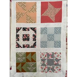 Totally Patched - Beginners Sampler Quilt - Pre- Cut Kit with Tutorials (46 x 31