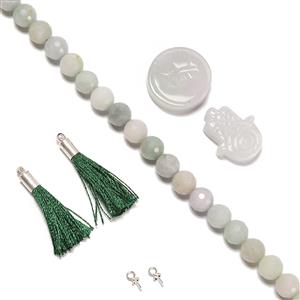Jade Lucky Charm Bracelet Kit