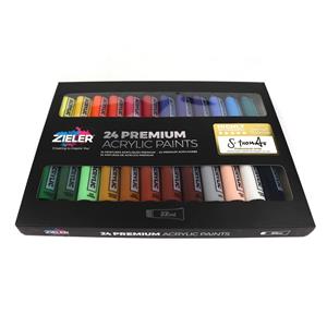 Zieler Premium Acrylic Paints pack of 24