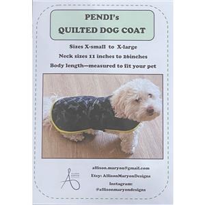 Allison Maryon's Pet Coat Instructions 