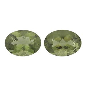 1cts Moldavite 7x5mm Oval Pack of 2 (N)