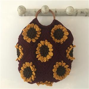 Adventures in Crafting Conker Field of Sunflowers Granny Square Bag Kit