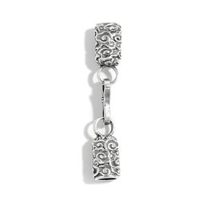  925 Sterling Silver Oxidised Cloud Kumihimo End Caps, ID Approx 4mm
