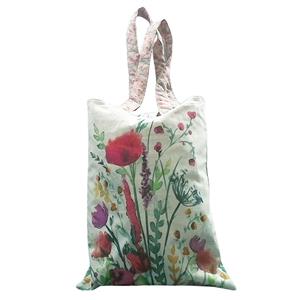 Bright Floral Tote Bag With Instructions Fabric Panel 140x94cm