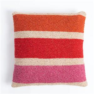 Wool Couture Red Tonals Rainbow Cushion Knitting Kit