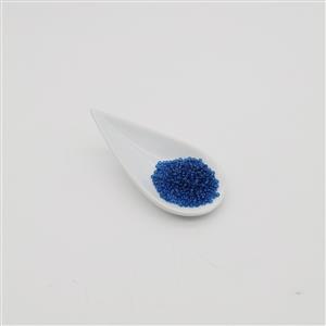 Seed Beads 8/0 Transparent Capri Blue (approx. 11g/Tube)