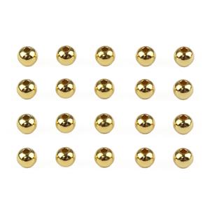 JM Essential Gold Plated 925 Sterling Silver Spacer Beads,  Approx 3mm, 20pcs