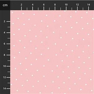 Henry Glass Renaissance Garden Dot Pink Fabric 0.5m