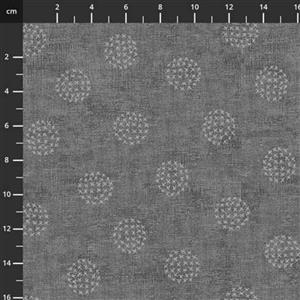 Dandelion Head Grey Extra Wide Backing Fabric 0.5m (270cm)