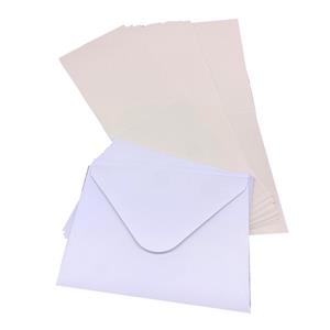 Special Offer - Limited Edition - Tent Fold Pearlescent Ivory Card and Envelope Pack 