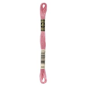 DMC Mouline Stranded Cotton Pink 603 (8m)