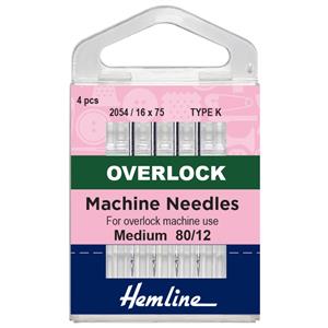 Hemline Overlocker Needles 80 (12) Pack of 4