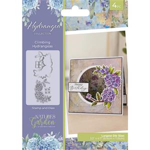 Natures Garden – Hydrangea – Stamp & Dies – Climbing Hydrangea