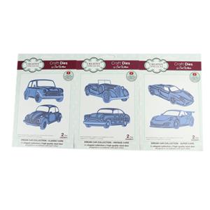 New Creative Expressions Sue Wilson Dream Car Collection - Set of 3 Dies Sets